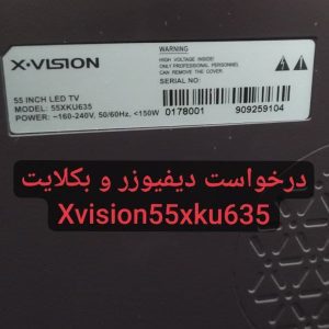 درخواست دیفیوزر و بکلایت ايکس ویژن مدل 55xku635