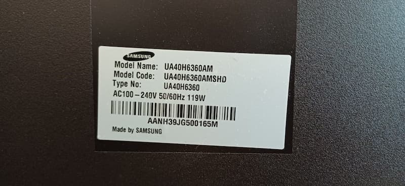 درخواست مین برد سامسونگ UA40H6360